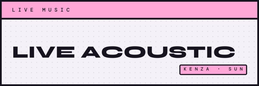 Live Acoustic - placeholder tile, photo coming
