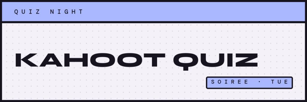 Kahoot Quiz Night - placeholder tile, photo coming